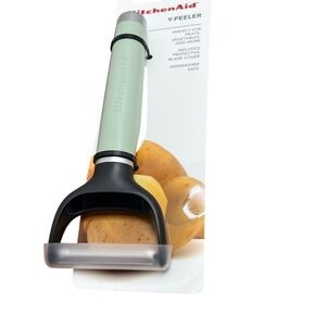 KitchenAid Y-Peeler With Protective Blade Cover  Green Dishwasher Safe NEW!